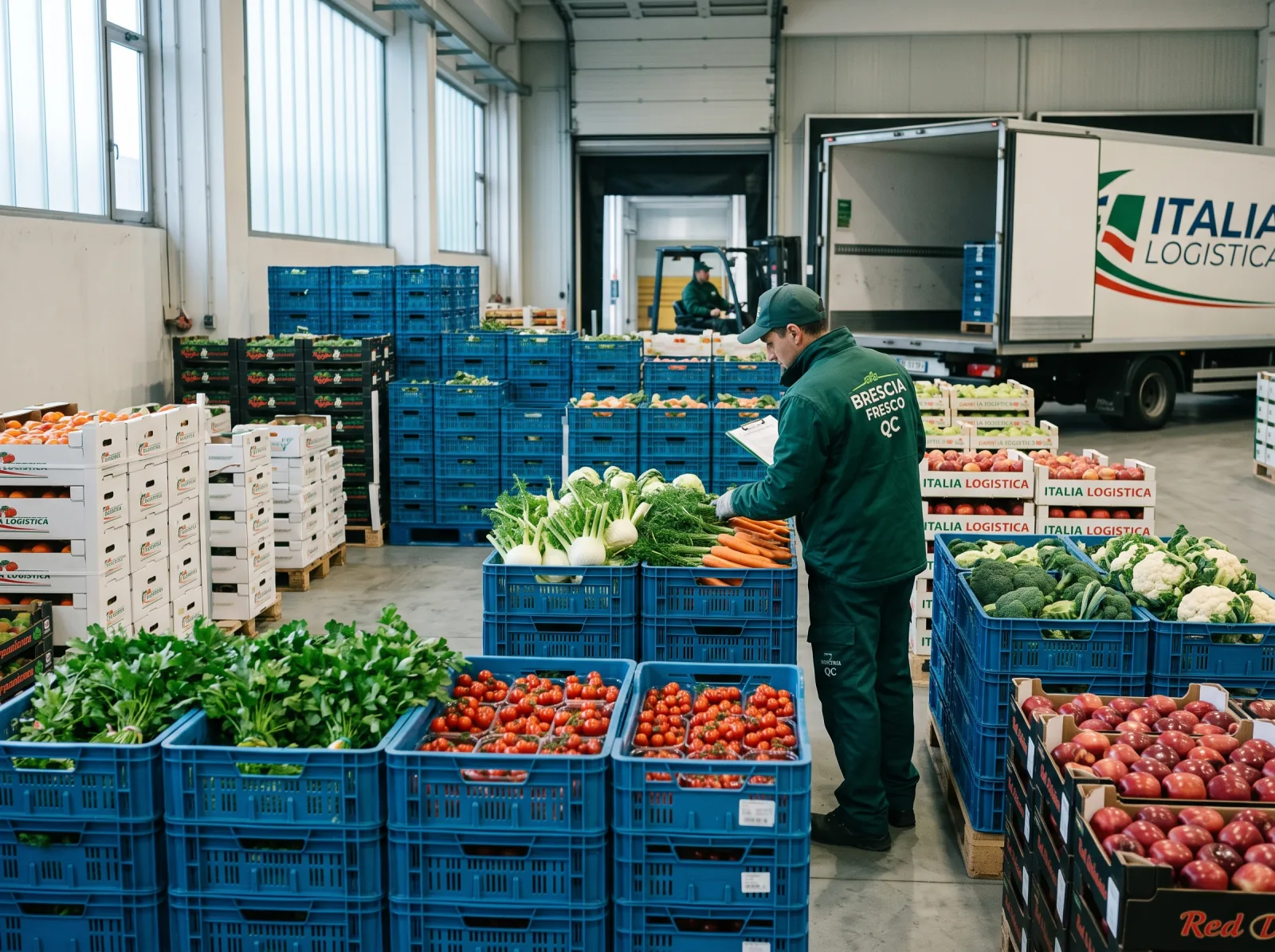 Ortofrutta in cassette per forniture professionali